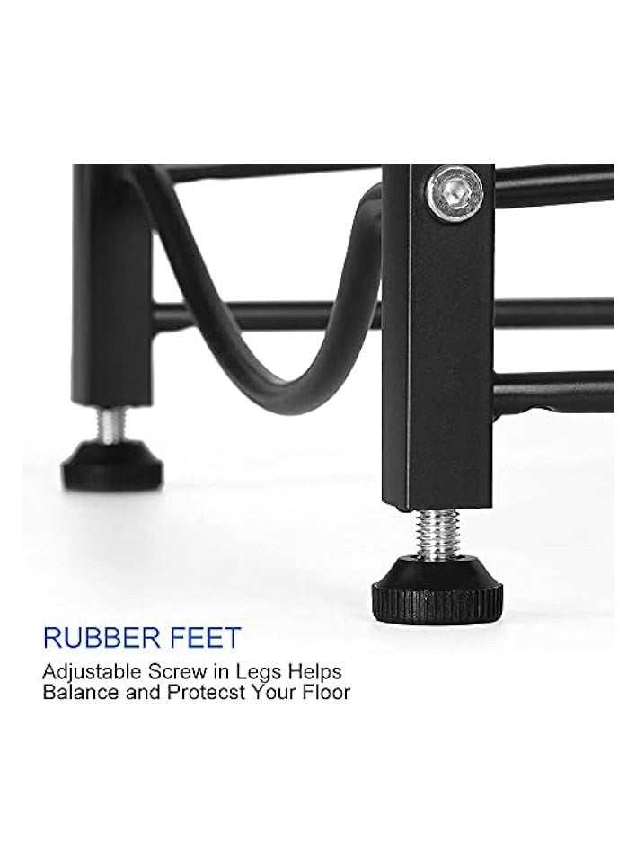 Green Tiger 3-Tier Water Bottle Holder Cooler Jug Rack, 5 Gallon Water Bottle Storage Rack Detachable Heavy Duty Chrome Water Bottle Cabby Rack Caddy Carrier with Holder (Black) - Image 2