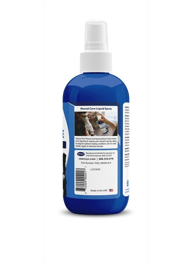 Vetericyn Plus Dog Wound Care Spray | Healing Aid and Skin Repair, Clean Wounds, Relieve Dog Skin Allergies, Safe for All Animals. 8 ounces  - Image 4