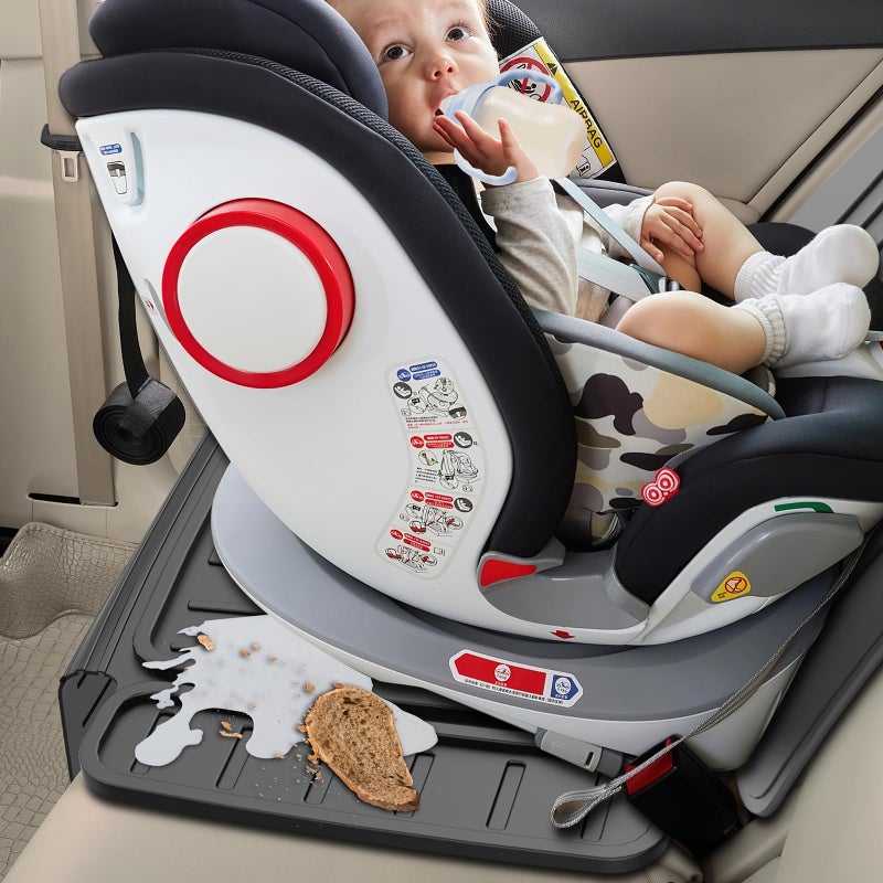 insefocc Car Seat Protector for Child Car Seatï¼ŒTPE Waterproof & Anti-Slip ï¼ˆNo Imprintsï¼‰,carseat Protector car seat Cover Universal Fit for Baby & Pet Use, BPA-Freeï¼ˆBlack -1 PCï¼‰ - Image 5