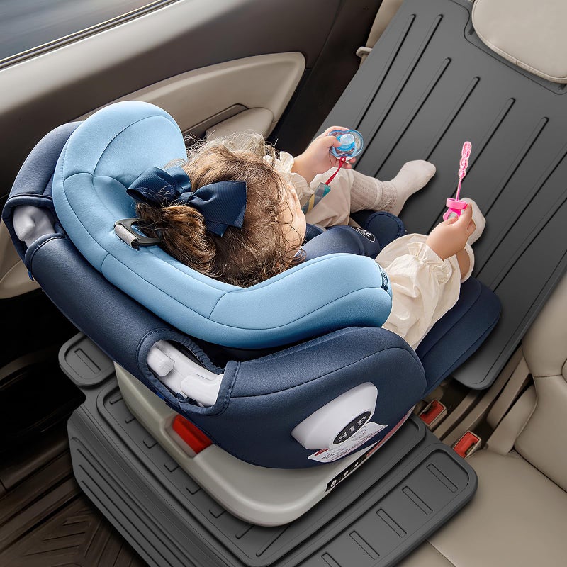 insefocc Car Seat Protector for Child Car Seatï¼ŒTPE Waterproof & Anti-Slip ï¼ˆNo Imprintsï¼‰,carseat Protector car seat Cover Universal Fit for Baby & Pet Use, BPA-Freeï¼ˆBlack -1 PCï¼‰ - Image 3