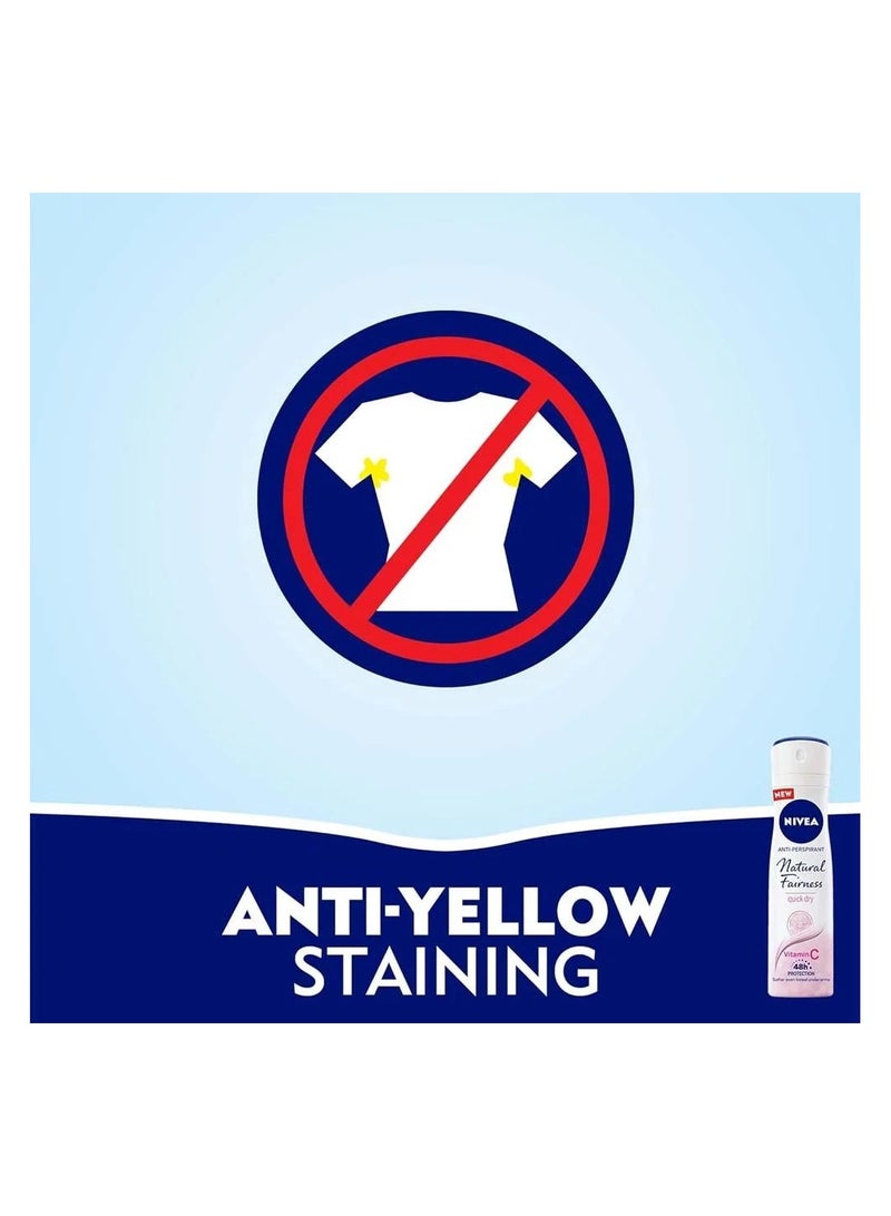 نيفيا مزيل عرق بخاخ للنساء ناتشورال فيرنيس 150 مل - Image 3