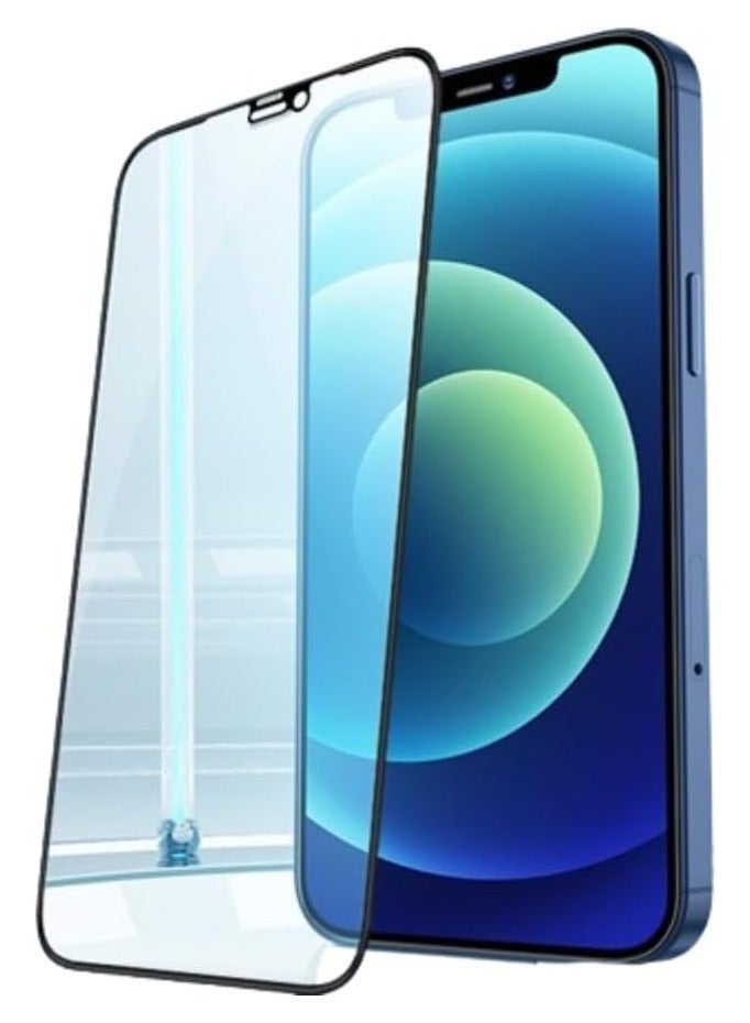 D-Pro Privacy Balck Glass designed for iPhone 15 Pro MAX, Premium Tempered Glass - Case Friendly with Sensor Protection and 9H Scratch Proof Hardness and Edge to Edge Proyection - Image 1