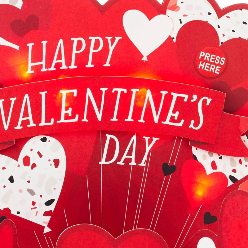 Hallmark Paper Wonder Musical Pop Up Valentine's Day Card - Plays 'Happy' by Pharrell Williams - Image 4