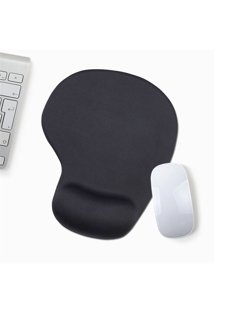 Ergonomic Mouse Pad with Wrist Rest Support Gel Mousepad, Black  - Image 3