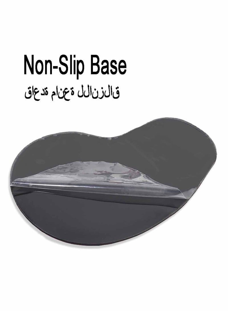 Ergonomic Mouse Pad with Wrist Rest Support Gel Mousepad, Black  - Image 4