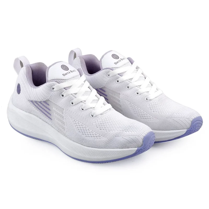 Bacca Bucci White Purple PROWL High-Performance Running and Training Shoes for Women | Best Price UAE