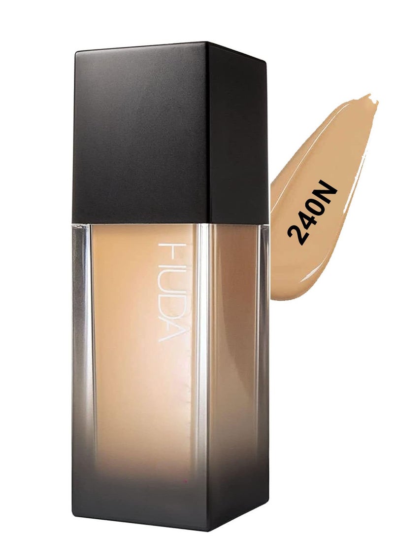Huda Full Coverage Faux Filter Liquid Foundation Toasted Coconut- 240N - Image 1