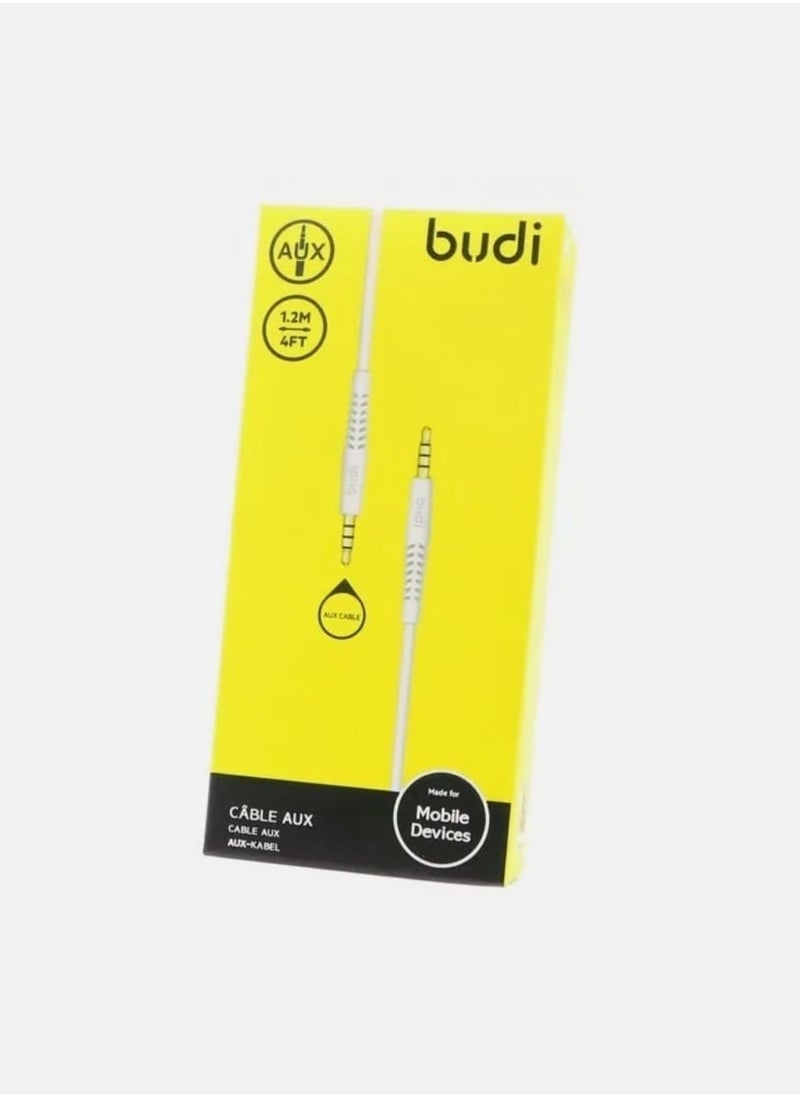 budi - AUX Cable White - Image 1