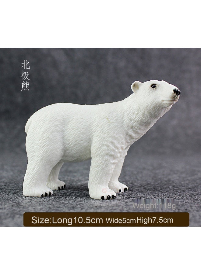 NIBEMINENT Realistic Arctic Bear Model