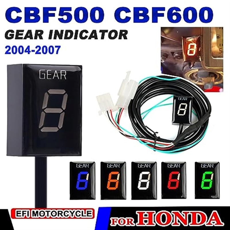 Wivplex Motorcycle 1-6 Gear Indicator for CBF500 and CBF600 - Image 5
