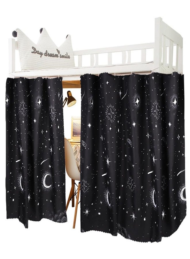 Ibluelover Bunk Bed Curtains Bottom Students Dormitory Bunk Bed Curtains Breathable Dustproof Single Sleeper Blackout Curtain Home Loft Bedding Shading Drapes Lightproof Beds Canopy Tent - Image 1