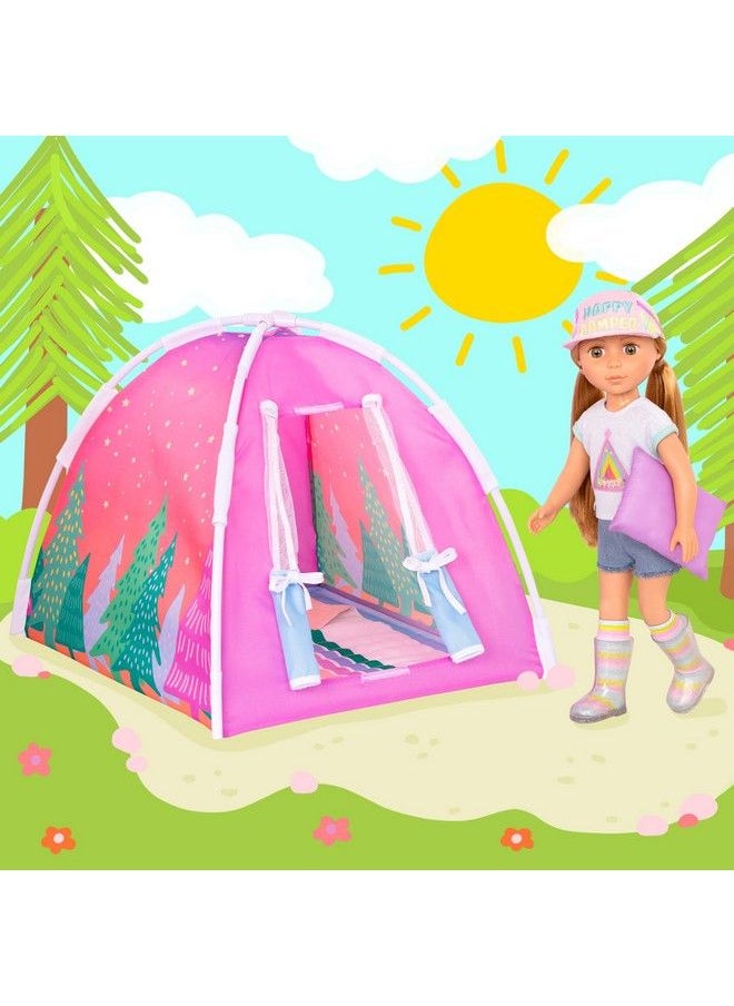 Glitter Girls - Camping Set Colorful Play Tent & Rainbow Sleeping Bag With Pillow 14 Inch Doll Accessories For Kids Ages 3 And Up Children’S Toys - Image 1