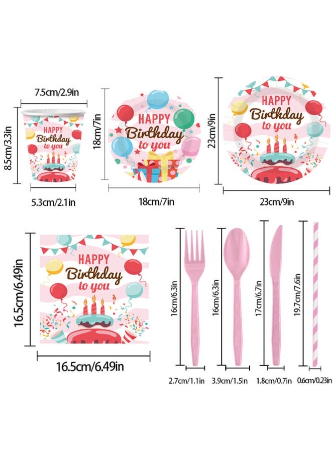 بالمعنى طقم أدوات مائدة عيد ميلاد قوس قزح - 10 حصص، 8 قطع، يتضمن أكواب ورقية، صحون، أدوات مائدة، مصاصات، مثالي لحفلات عيد الميلاد، التجمعات العائلية، والأنشطة الخارجية - Image 5