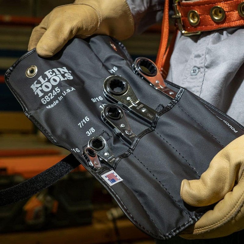 Klein Tools 68245 Reversible Ratcheting Box Wrench Set - Image 3