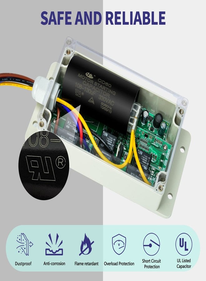 Briidea Soft Start for RV Air Conditioner, Soft Starter for RV Enables Easy Start an A/C & Appliances on RV Power with a Small Generator - Image 5