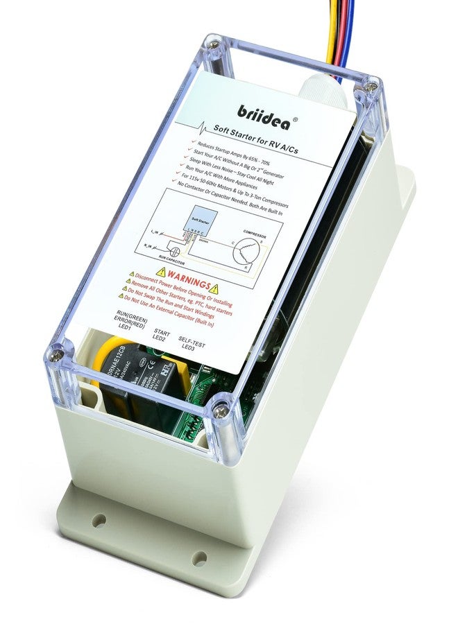 Briidea Soft Start for RV Air Conditioner, Soft Starter for RV Enables Easy Start an A/C & Appliances on RV Power with a Small Generator - Image 1