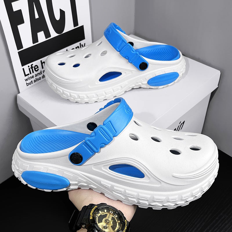 Plus-Size 2026 Spring New Style Closed-Toe Slippers For Men And Women, Outdoor Eva Sandals With A Soft Feel, Beach Shoes - Image 4