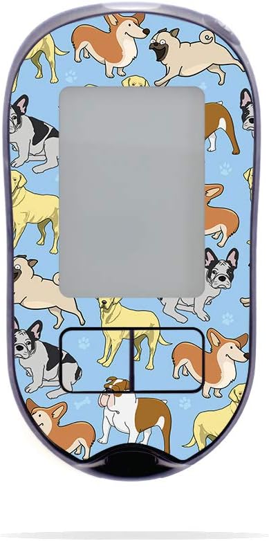 MIGHTY SKINS MightySkins Skin Compatible with Accu-Chek Aviva Plus - Puppy Party | Protective, Durable, and Unique Vinyl Decal wrap Cover | Easy to Apply, Remove, and Change Styles | Made in The USA