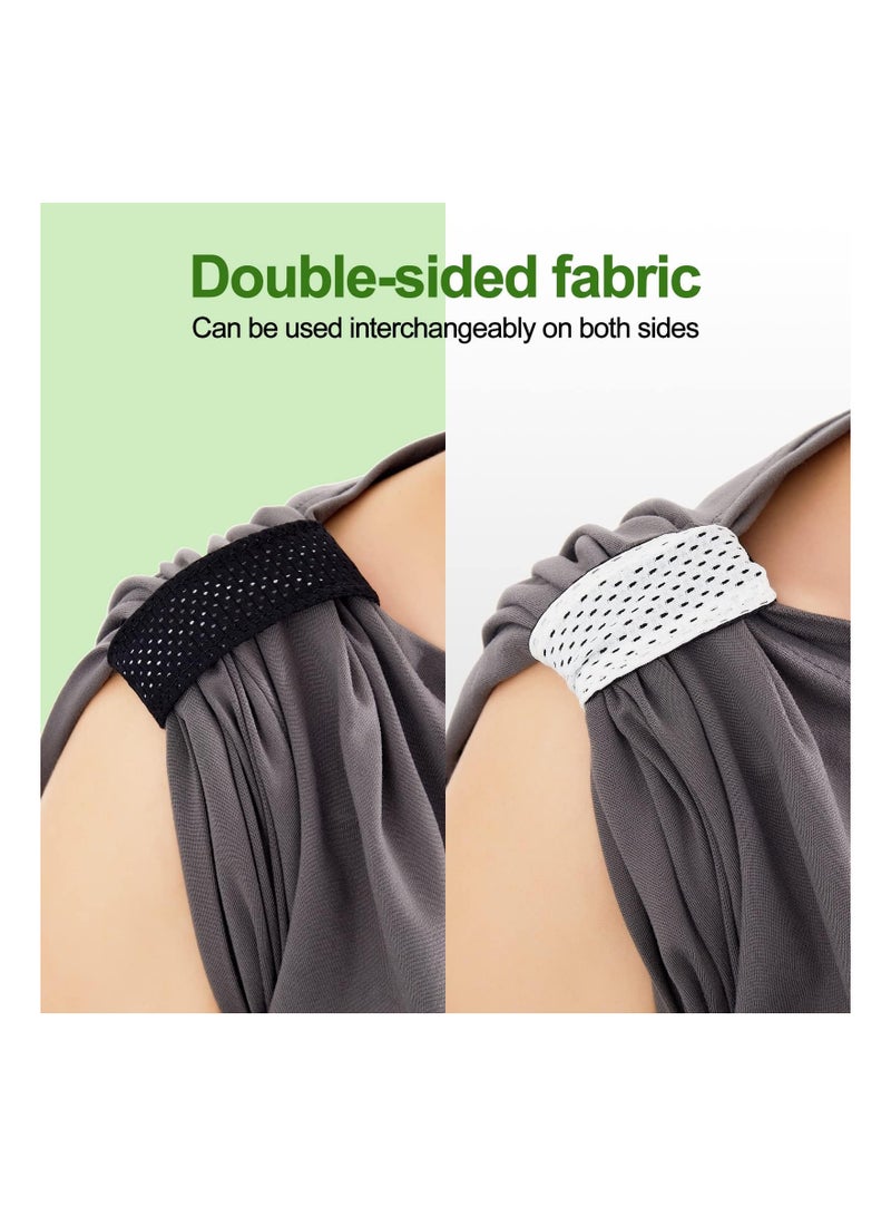 SOLARAE Jersey Sleeve Bands, Sleeve Holders Soccer Softball, Sleeve Ties with Hook and Loop Fasteners, Sleeve Straps for Shirts with Hook and Loop Fasteners for Boys Girls, for Soccer Basketball(8 Pack) - Image 5