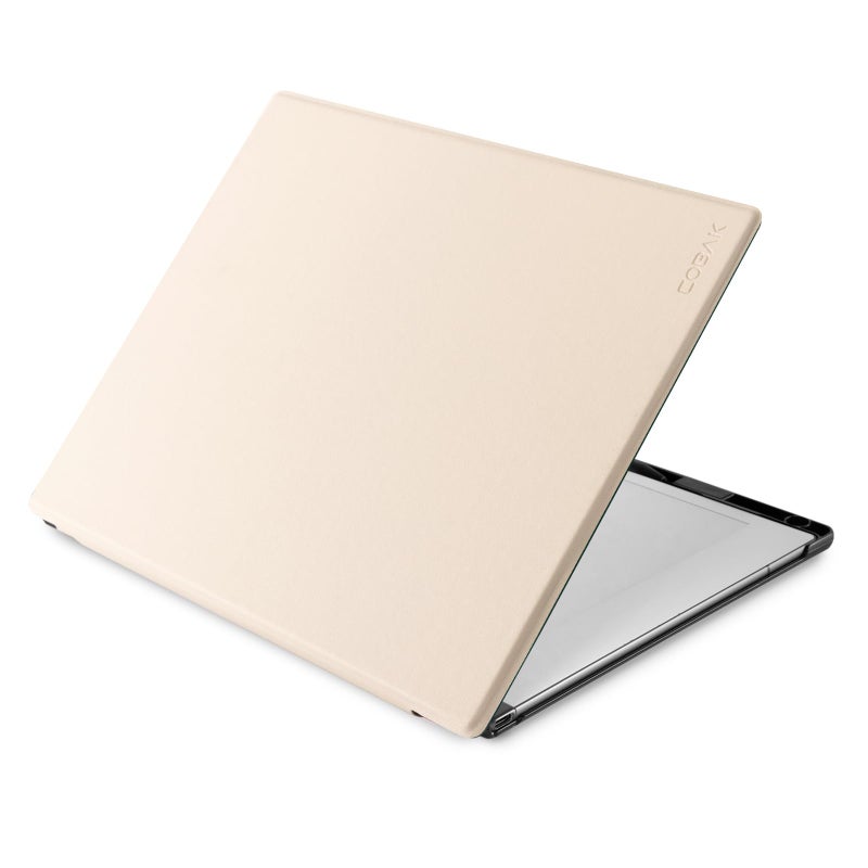 CoBak Case for Remarkable 2 Tablet - Lightweight and Hard Back Shell Protective Book Folio Cover with Built-in Pen Holder - Only for 10.3" 2020 Released (Cream Color) - Image 1