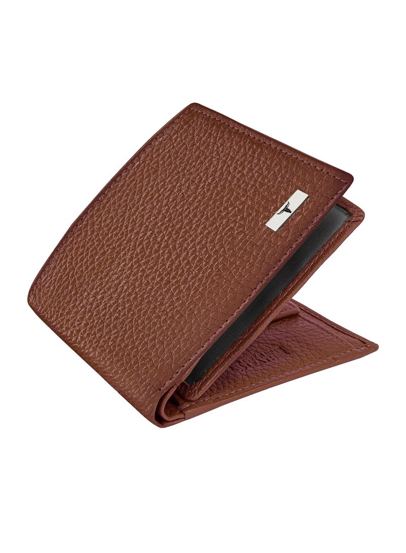 URBAN FOREST Cooper Redwood Leather Wallet for Men - Image 1