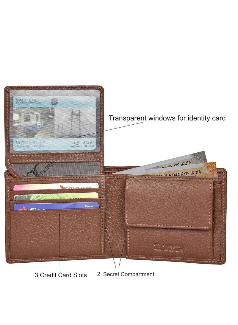 URBAN FOREST Cooper Redwood Leather Wallet for Men - Image 4