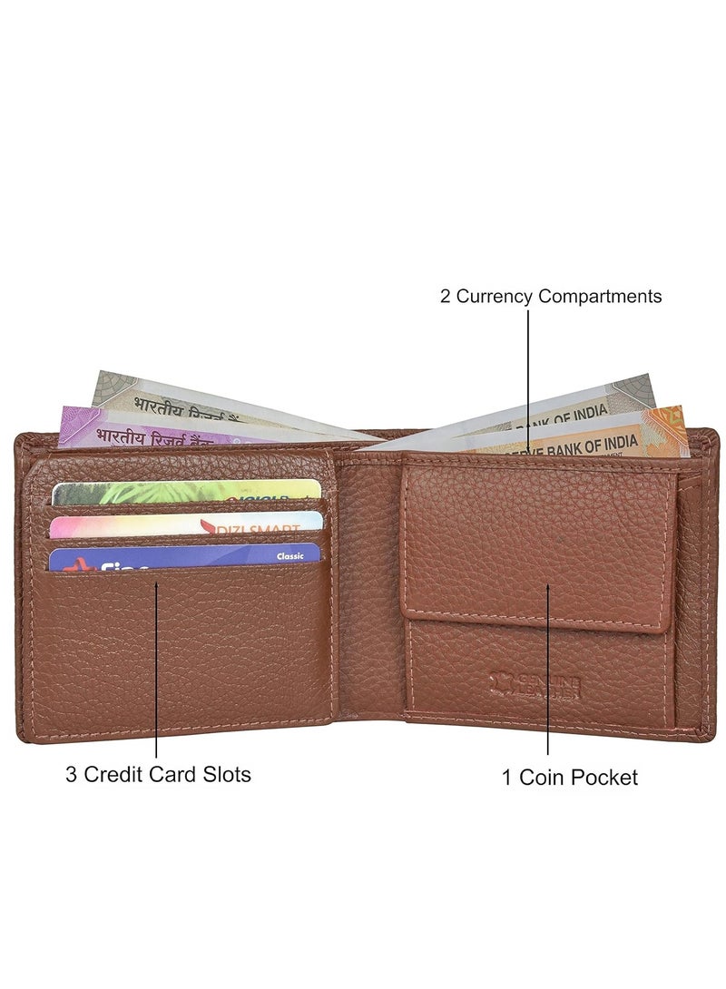 URBAN FOREST Cooper Redwood Leather Wallet for Men - Image 3