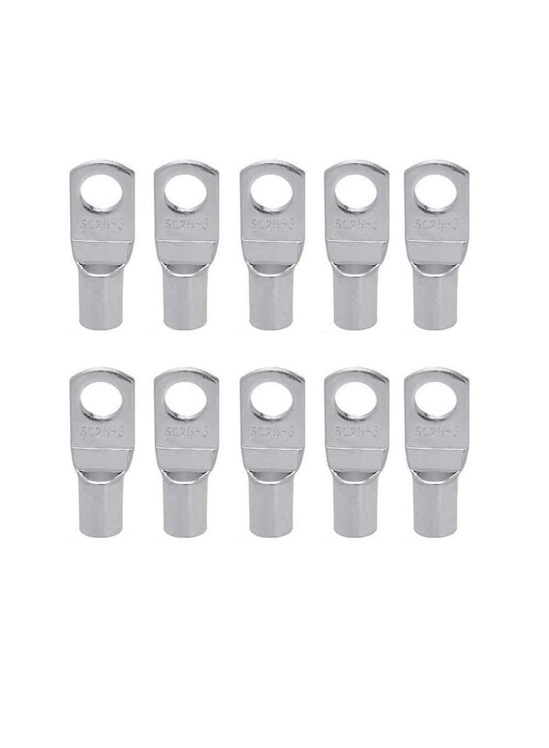 Copper Cable Lugs 10Pcs Set-Wire Terminals, Connector Cable lugs Ring Battery SC Terminals, for Marine, Solar, Automotive, Electric, Home Applications etc (Hole Size 16mm, Cable Size 300mm)  - Image 1