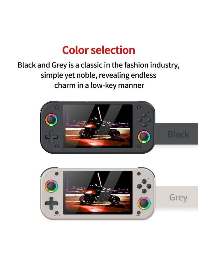 JAJEEK M26 Portable Handheld Video Game Console with 5.1-Inch HD Display, 30+ Preloaded Classic Games, PSP-Style Retro Gaming System with RGB Light Ring Effects, 3D Precision Joystick Control, Compact Pocket Gaming Device for Kids, Teens & Adults Travel Entertainment - Image 3