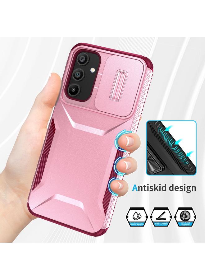 اس-توب جراب لهاتف Samsung Galaxy A15 5G جراب هاتف منزلق مزود بدرع كاميرا - Image 3