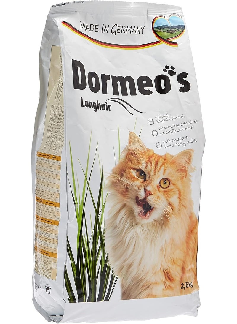 Dormeo's Cat Longhair Dry Food [Weight - 2.5kg] - Image 1