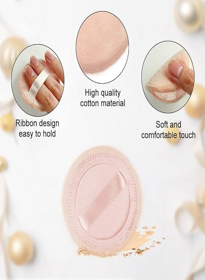 BANIRA Cotton Powder Puff,Makeup Applicator Foundation Loose Powder,Blender,Sponge (Small, 6pcs) - Image 4