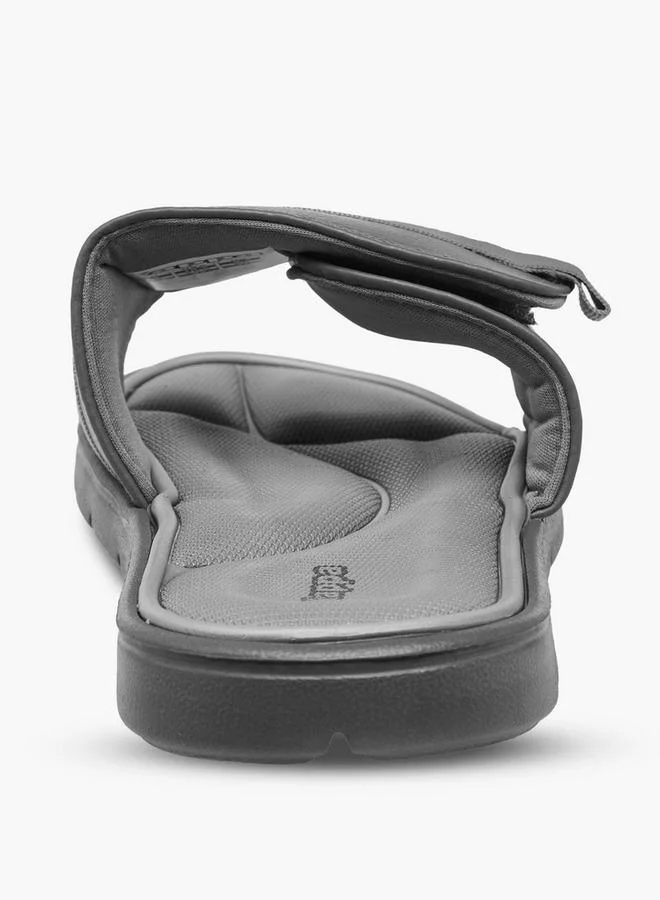 Kappa GREY Men Hook & Loop Slides for Men | Best Price UAE