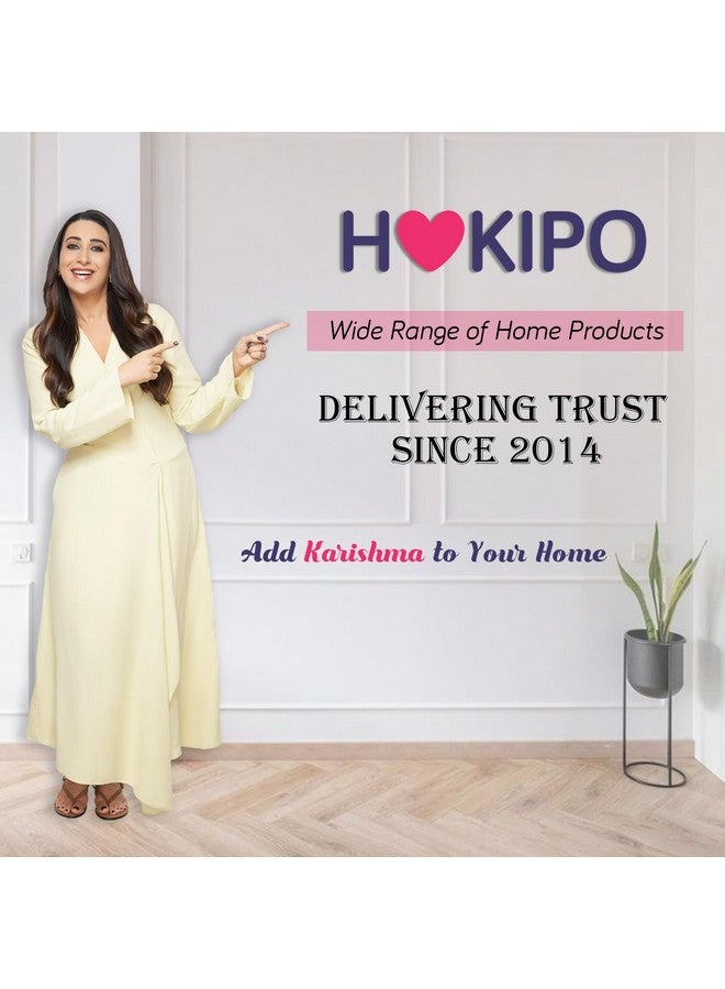 HOKIPO غطاء أريكة قابل للتمدد HOKIPO 140gsm لكرسي واحد، بني مزهر (AR-4940-C1) - Image 4