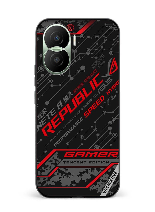 VR CREATIVE Protective Case Cover For Honor Play7T Pro Gamer Tencent Edition Design Multicolour - Image 1