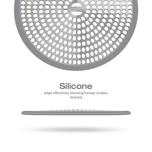 LEKEYE Shower Drain Hair Catcher/Strainer/Stainless Steel and Silicone - Image 4