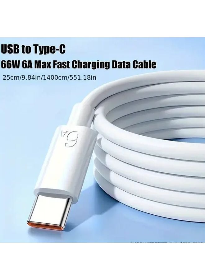 314.96 بوصة كابل شاحن سريع USB C فائق الطول 66 واط عالي السرعة 6 أمبير لشاومي سامسونج هواوي - Image 3