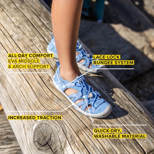 KEEN Unisex Kid's Moxie Sandal, SILVER 9 M US Little Kid, 9 Little Kid - Image 2