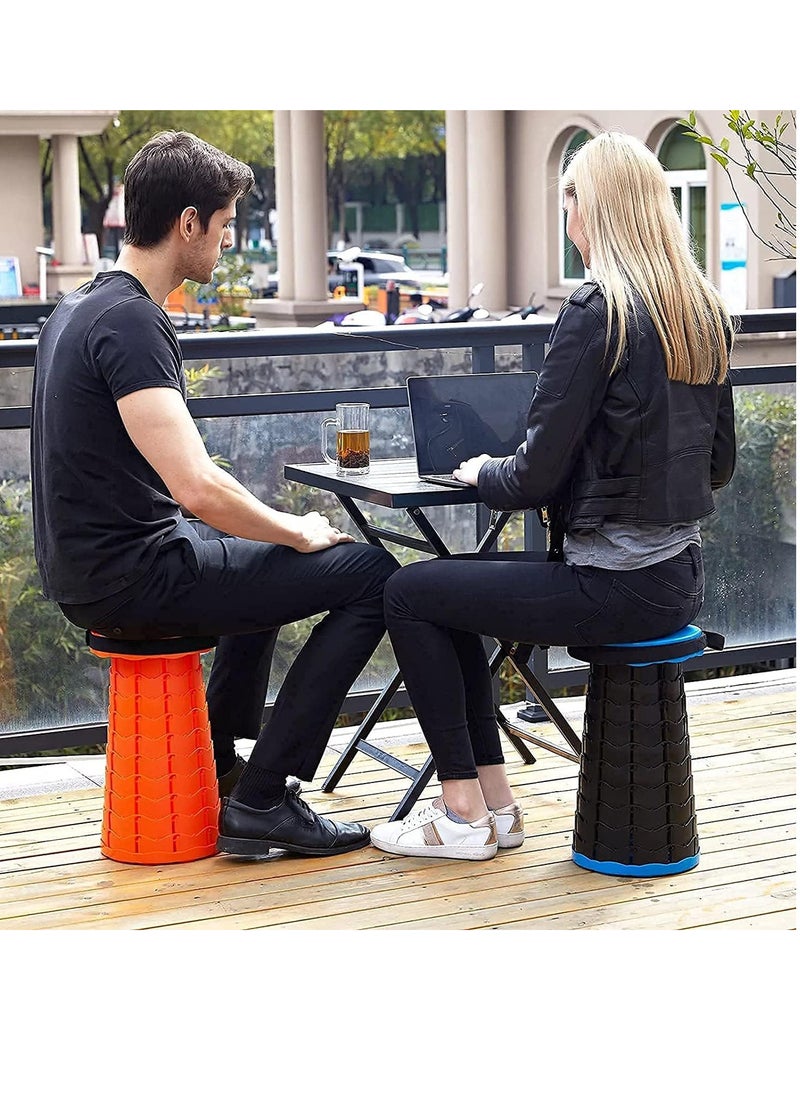 GO2CAMPS - Portable Shrink Camping Stool,Collapsible Folding Stool,Retractable Telescoping,Multifunctional Camping Stool Hiking,Fishing,Picnic, Beach,Travel,Indoor,Lightweight and Adjustable Height,Easy to Carry - Image 1