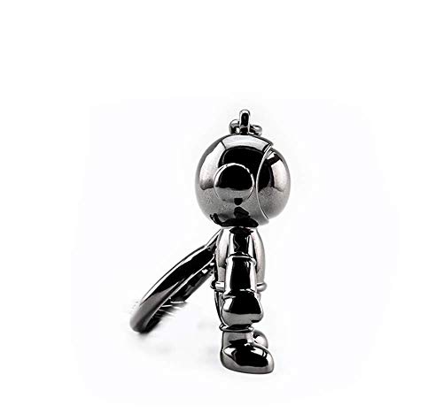 MUAMAX Black Spacemen Keychains for Men Creative Astronaut Car Key Chain Pendant Backpack Purse Charm Lucky Astronaut Keyrings - Image 4