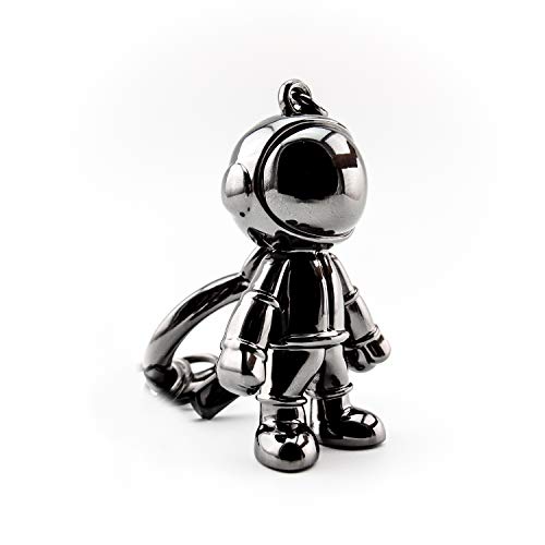 MUAMAX Black Spacemen Keychains for Men Creative Astronaut Car Key Chain Pendant Backpack Purse Charm Lucky Astronaut Keyrings - Image 3