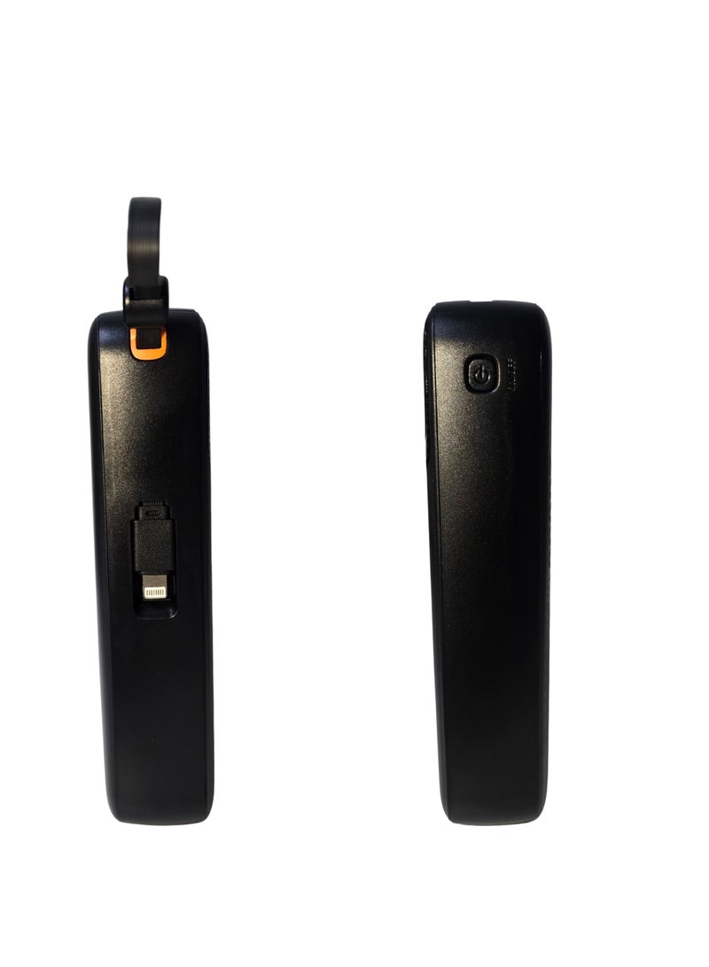 ليفينو بنك طاقة 20000 مللي أمبير/ساعة مع شحن سريع 22.5 واط - 4 منافذ USB و2 من النوع C، شاشة رقمية، معتمد للطيران، حماية من الجهد الزائد ودرجة الحرارة، يتضمن كابلات Type C وLightning وUSB - أسود - Image 5