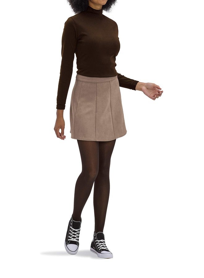 لا معنى جوارب نسائية شفافة غير شفافة تصل إلى الخصر من نو نونسنس، عبوة من قطعتين، (أسود وإسبريسو)، مقاس متوسط - Image 4