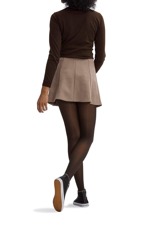 لا معنى جوارب نسائية شفافة غير شفافة تصل إلى الخصر من نو نونسنس، عبوة من قطعتين، (أسود وإسبريسو)، مقاس متوسط - Image 5