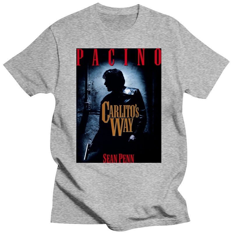 Carlito Way V1 Brian De Palma Movie 1993 T-Shirt (Black) All - Image 4