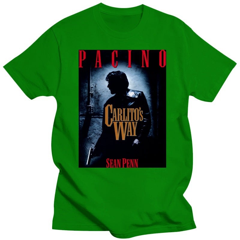 Carlito Way V1 Brian De Palma Movie 1993 T-Shirt (Black) All - Image 5