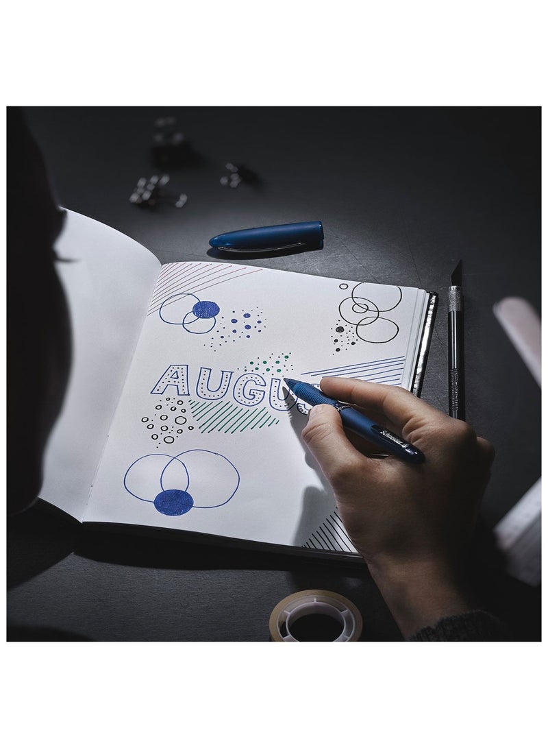 Schneider قلم حبر جاف للأعمال بقطعة واحدة 0.6 مم حبر أحمر - Image 4