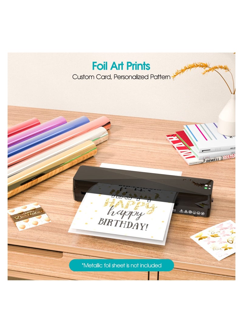A4 A5 A6 Laminator Machine Laminating Machine, Versatile Thermal Laminating Machine Dual-Mode Hot and Cold Laminator Lightweight Laminator with 15 Laminating Pouches No Bubbles for School Home Use