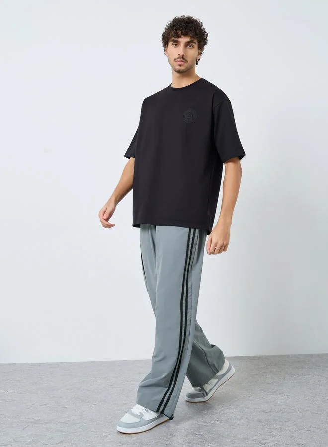 Styli Side Seam Striped Detail Joggers