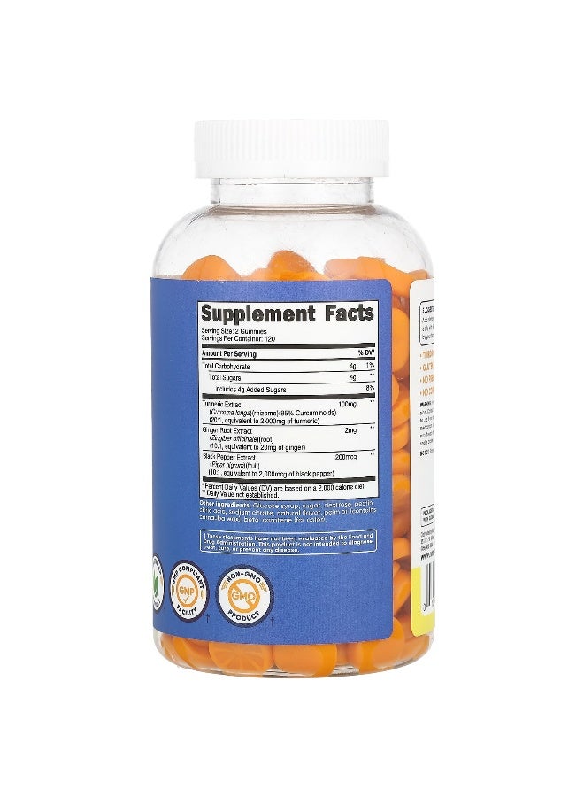 Nutricost, Turmeric, Lemon, 240 Gummies (Packaging may vary) - Image 2